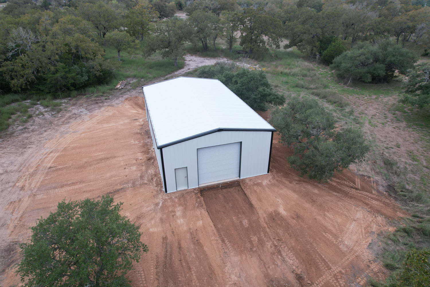 La Grange, TX - metal building delivery 3 - Muleshoe Buildings