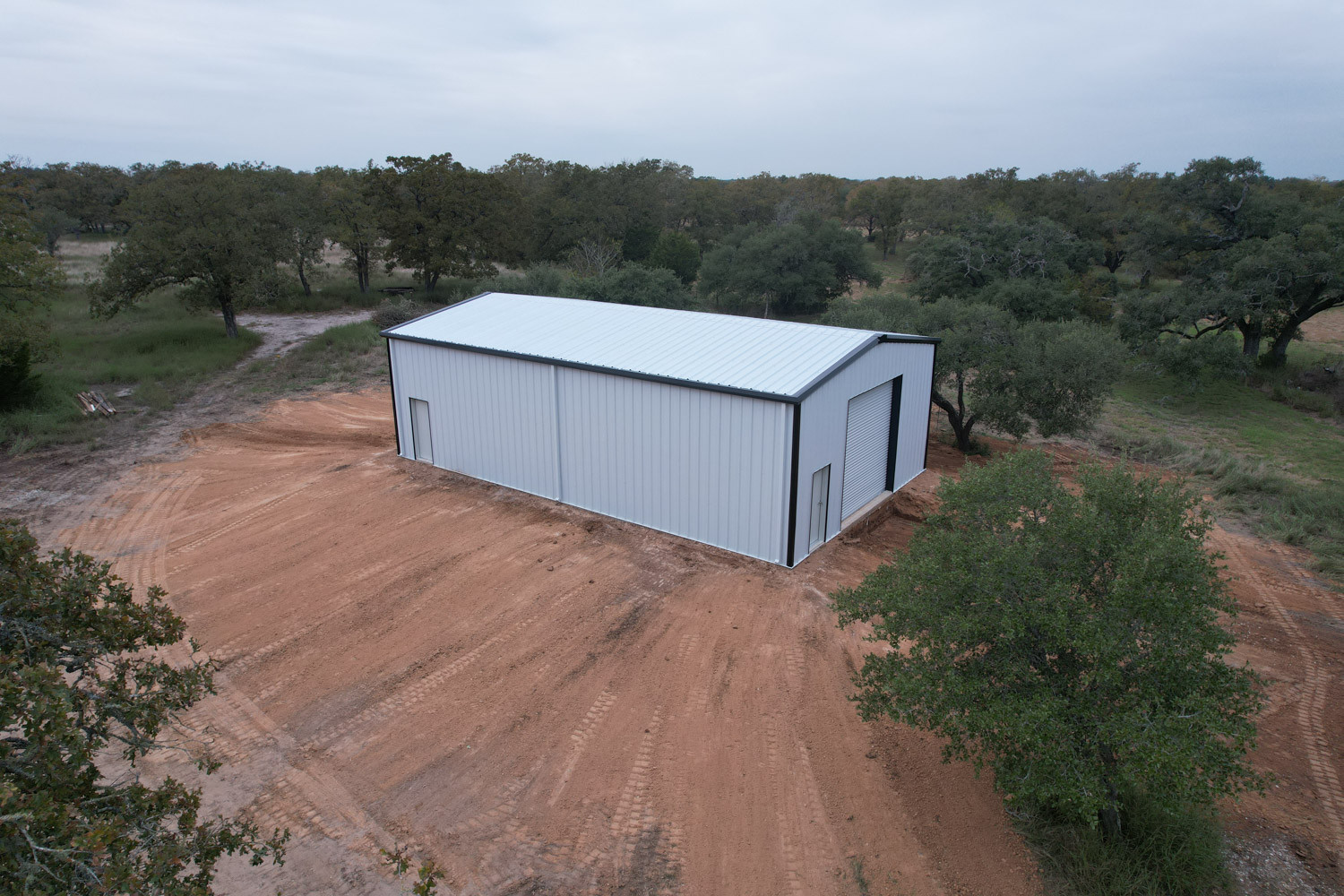 La Grange, TX - metal building delivery 2 - Muleshoe Buildings