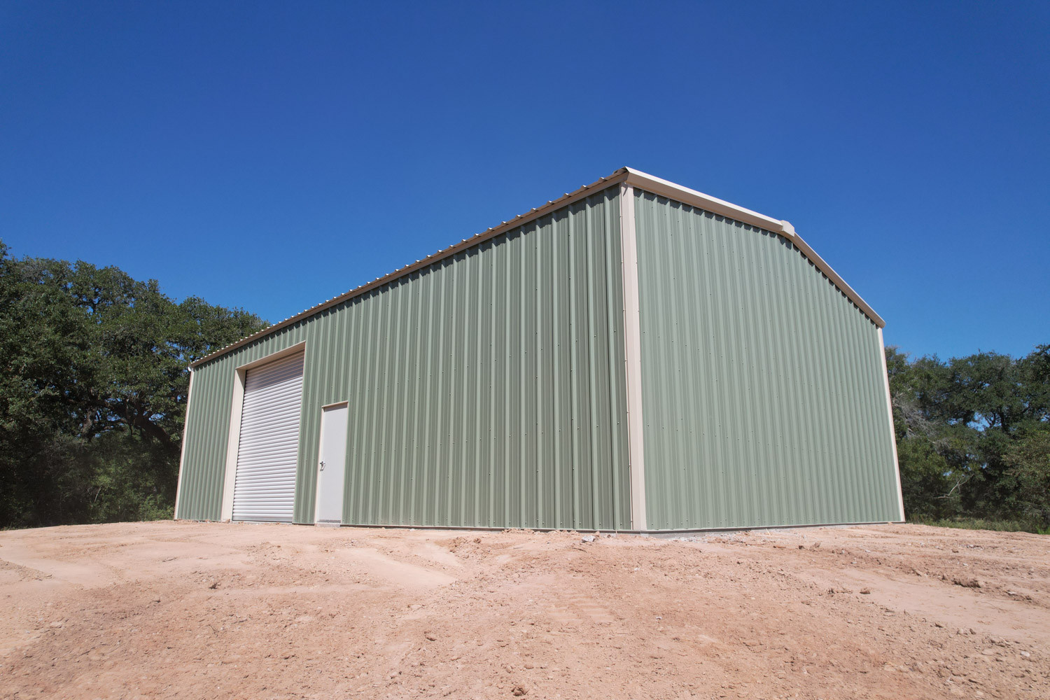 Garwood, TX - pre-fabricated metal building 4 - Muleshoe Buildings